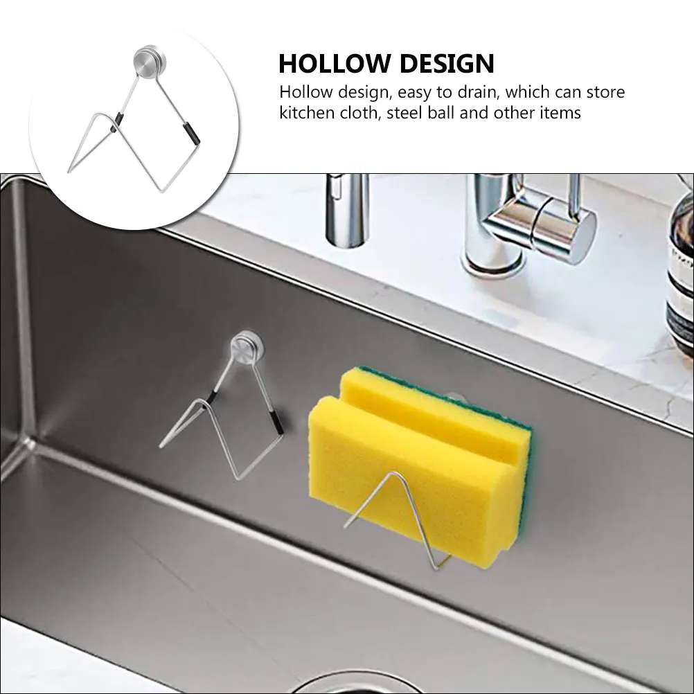 Kitchen Sink Sponge Holder Kitchen Stainless Steel Sink Sponge Drying Rack