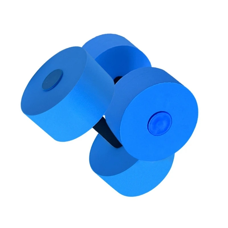 2Pcs Water Foam Dumbbell Light Weight Aquatic Exercise Dumbells for Adults
