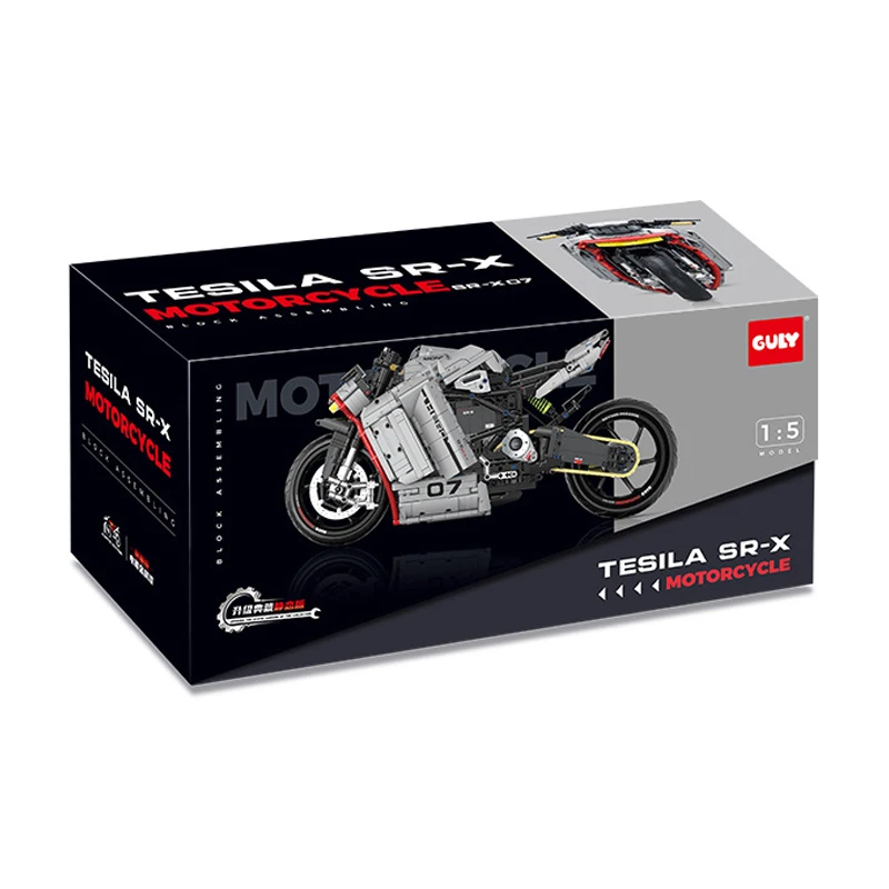 

IN STOCK 60507 MOC Technical Motorcycle ZERO SR-X Building Blocks Model City Sports Car Bricks Assembling Toys for Boys Gift Set