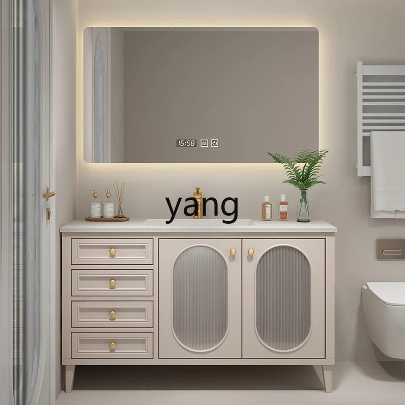 TGF الأمريكية كريم الرياح البلوط خزانة الحمام الذكية المرحاض لائحة سلس حوض غسيل الجدول #5