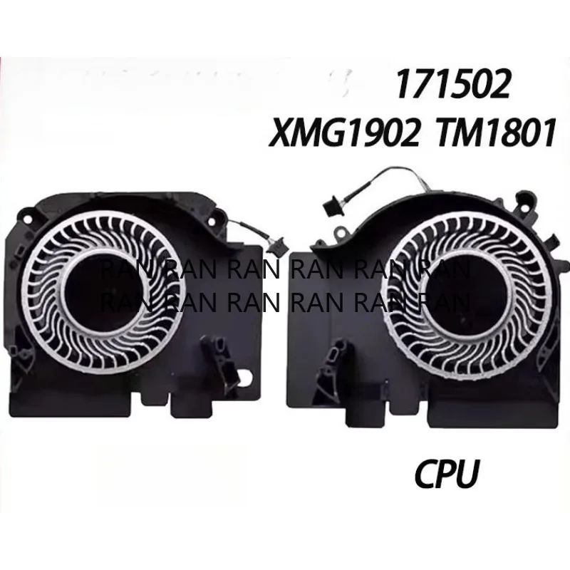 NEW CPU GPU Fan 12V 5V for XIAOMI 171502 - AA AO AD XMG1902-AN XMG1902- AB CA BR CF TM1801 1050Ti  1060Ti 1660 RTX2060