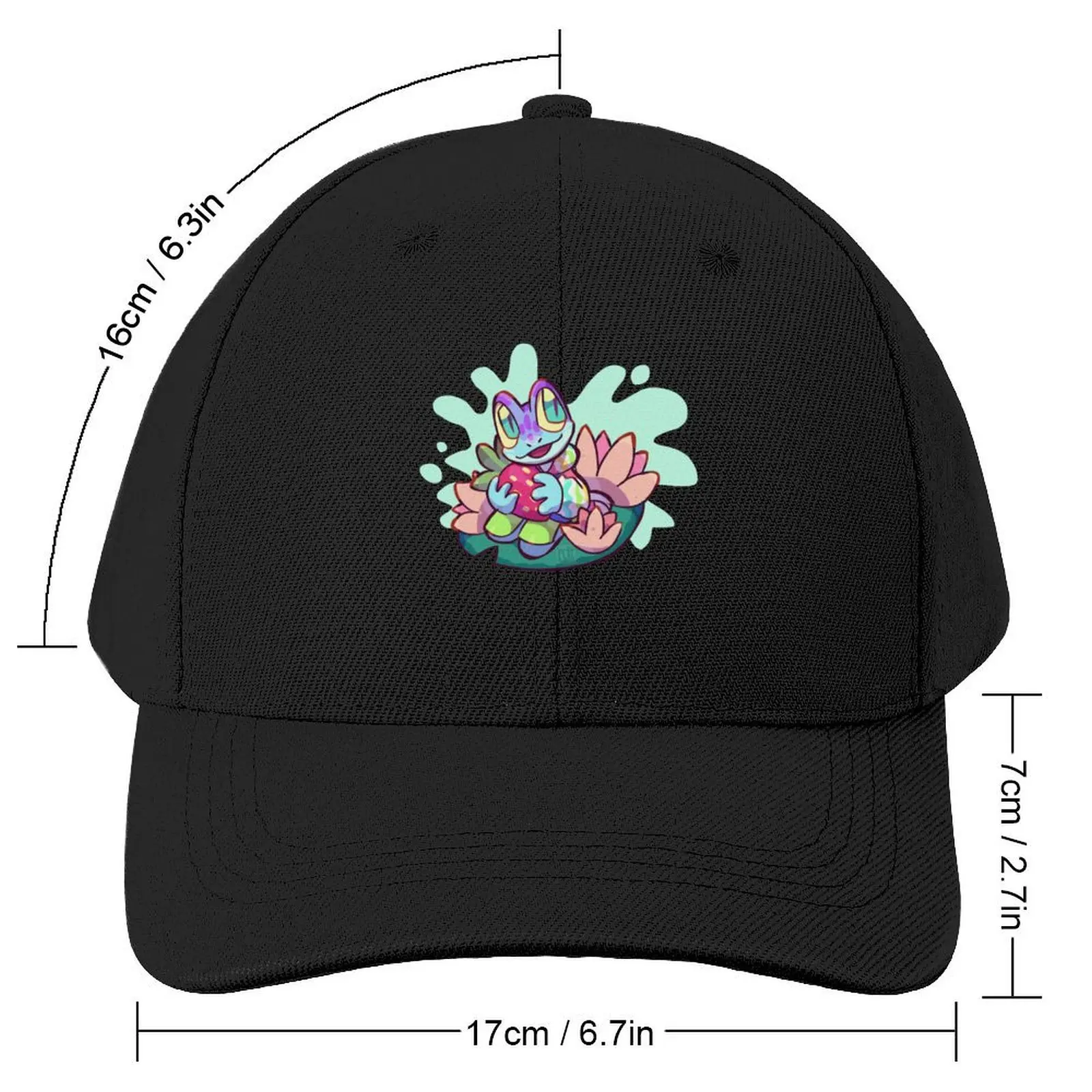 Rainy the strawberry frog Baseball Cap summer hat Hood Caps Women Men's