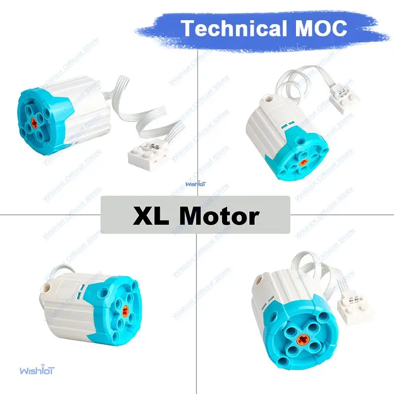 

MOC Technology PF blocks Power Functions AA Battery Box Case & M Motor Technical for Robot Car compatible with All Brand blocks