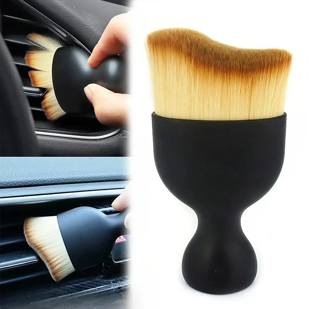 

Car Interior Cleaning Soft Brush, Dashboard Air Vent Gap Duster, Home Office Detail Cleaning Tool, Auto Maintenance Tool