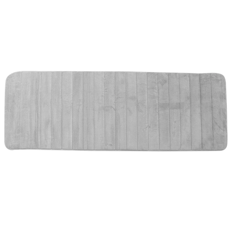 AAAC-Memory Foam Soft Bath Mats - Non Slip Absorbent Bathroom Rugs Extra Large Size Runner Long Mat For Kitchen Bathroom Floors