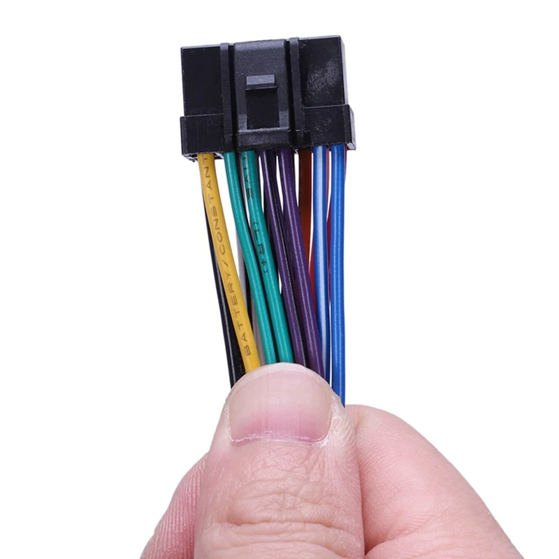 10X Car Cd Radio Audio Stereo Standard Harness Connector Wire Adapter Plug Cable For Alpine 9887