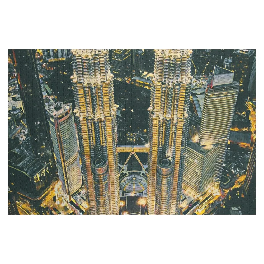 

Kuala Lumpur at Night Jigsaw Puzzle Personalised Toys Personalised Customized Toys For Kids For Children Puzzle