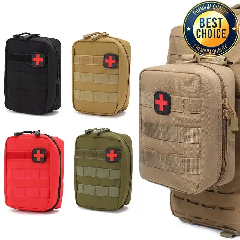 

Outdoor Tactical Multifunctional Waistpack MOLLE Medical Emergency Kit Portable Survival Kit Accessory Pouch Camo Training Bag