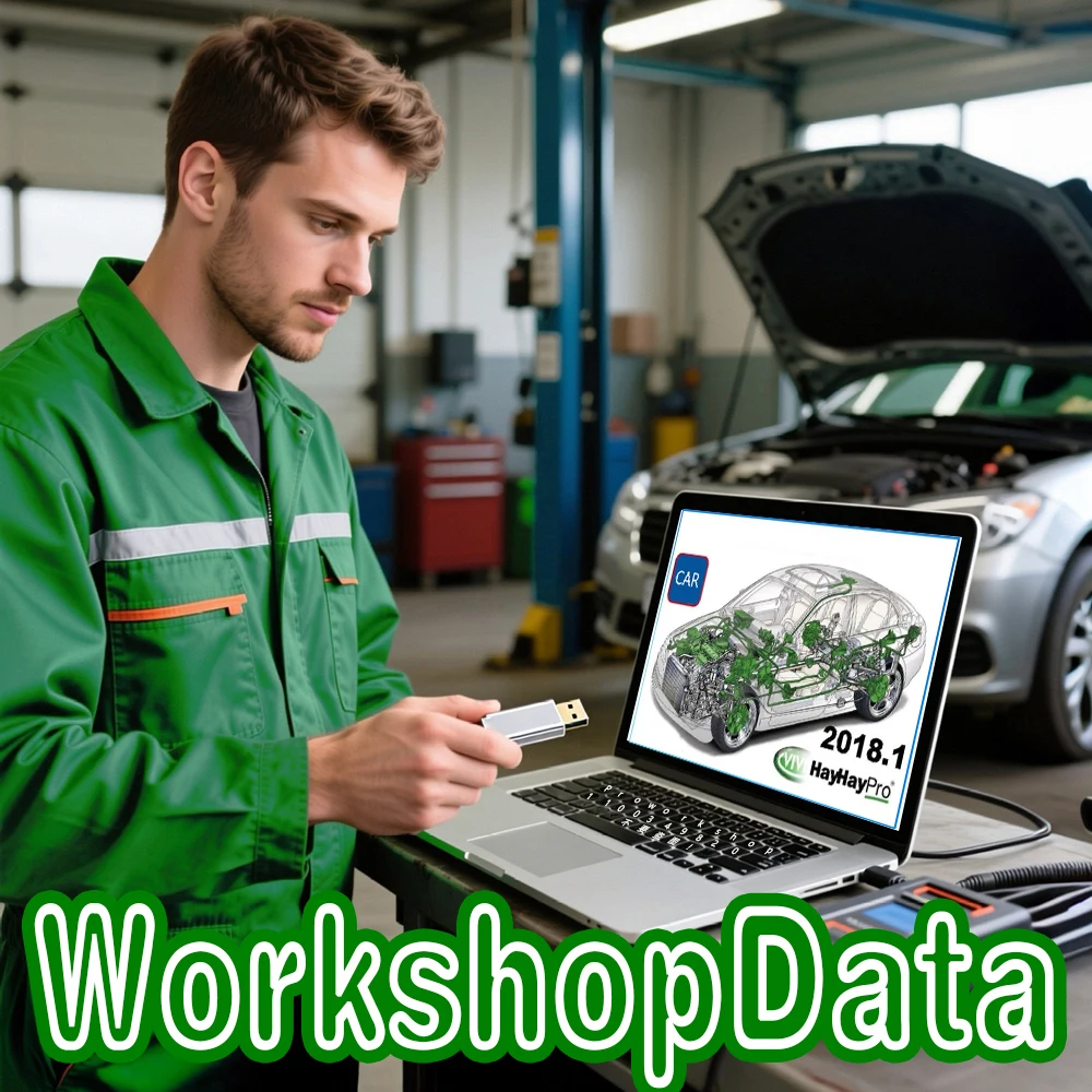 Diagramas eléctricos de automóviles Vivid WorkshopData 2018.01, datos de gestión del motor, software de reparación para Europa, Repair Times 2026, nuevo software