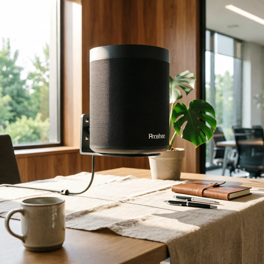 Speaker Wall Bracket Space Saving Wall Speaker Mount Home Audio Hardware Easy Install Cable Management