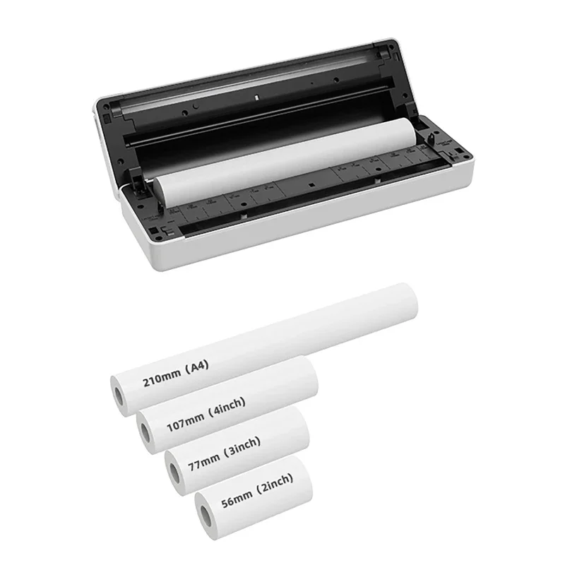 Stampante termica A4 Stampanti portatili Bluetooth per contatti PDF Documenti Foto Immagine Studio Ufficio Macchina da stampa wireless