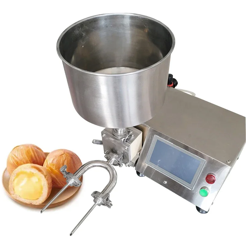 

Cream Puff Bread Filling Machine Chocolate Tomato Sauce Salad Dressing Electric Quantitative Filling Machine