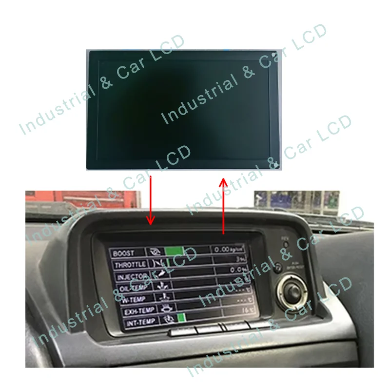 LCD Display Screen For R34 GT-R MFD For NISSAN SHARP S1 99~20 For TOSHIBA S2 LATER 2000 Multi Function Original Compatible LCD