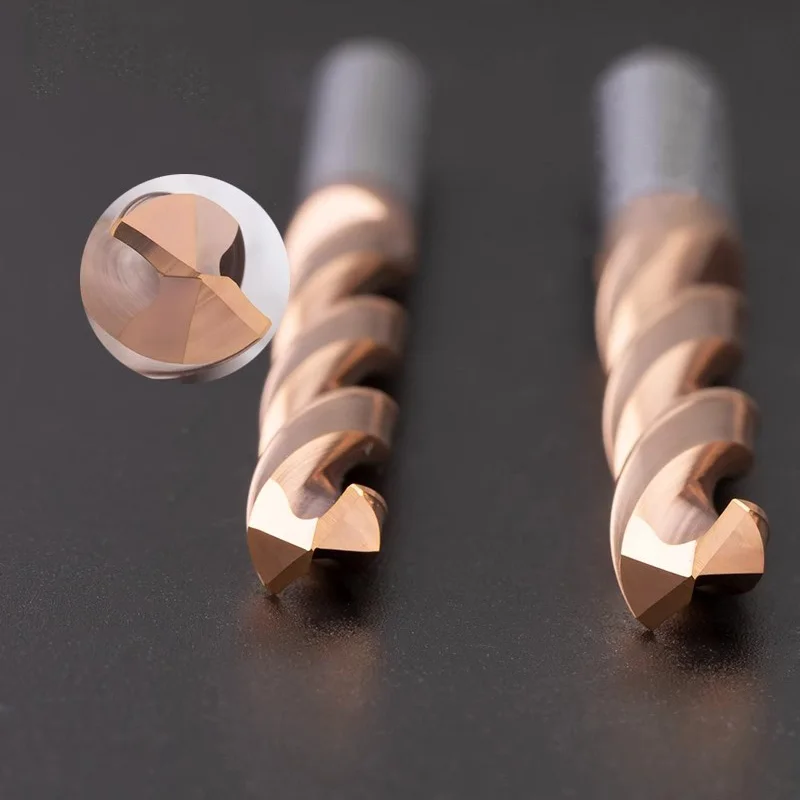 Trapano in metallo duro integrale CNC 80/120mm punta elicoidale in acciaio al tungsteno lunga per acciaio inossidabile ghisa acciaio legato acciaio al carbonio