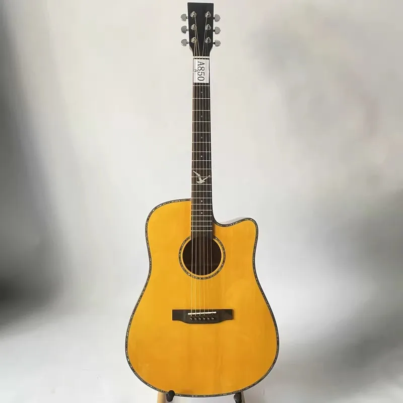 A864/A850  41'Acoustic Guitar All Solid Custom Order Brand Items Solid Spruce+Solid Mahogany New Quality Sound Sales OEM Brand