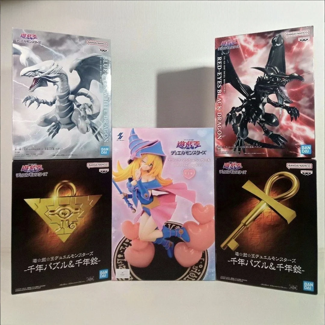 

Banpresto Yu-Gi-Oh! Figure, Blue-Eyes and Red-Eyes Black Dragon Prize, Anime Collectible Toy