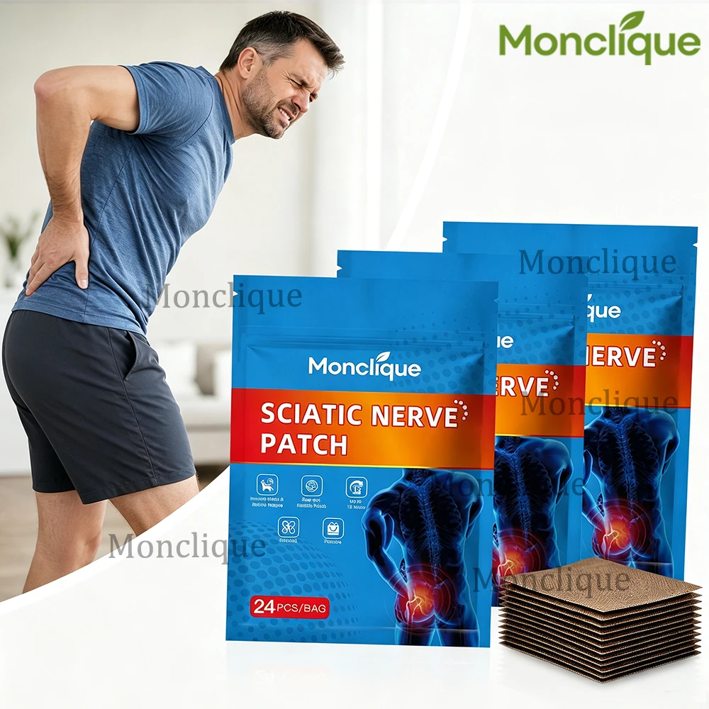 Hip Herbal Patch Skin-friendly Sciatic Nerve Hips Waist Thigh Soothing Bandage Relax Muscles Promotes Blood Circulation