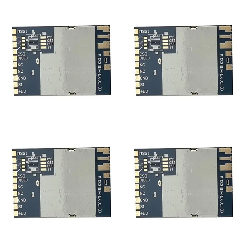 

【LOW STOCK】4X SM333R 3.3G 16CH VRX Analog Receiver Wireless FPV Audio Video Transmission Receiver Module RSSI Signal To Detectio