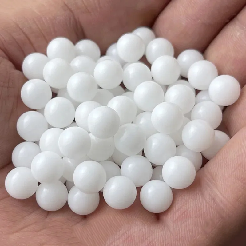 1-500pcs Solid Plastic Balls Diameter 2-50.8mm White Bearing Balls Polyformaldehyde(POM) Material High-Precision Round Sphere