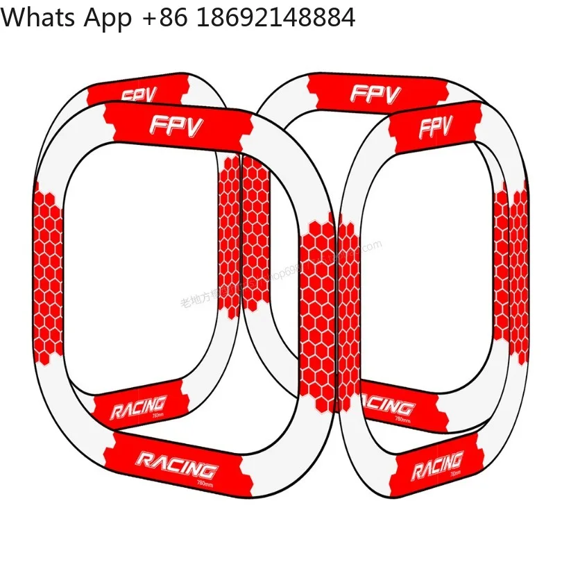 765MM Circular Arch Gate 780MM Magic Cube Racing Gate, FPV Drone Training Obstacle For Racing Competition Practice view 3