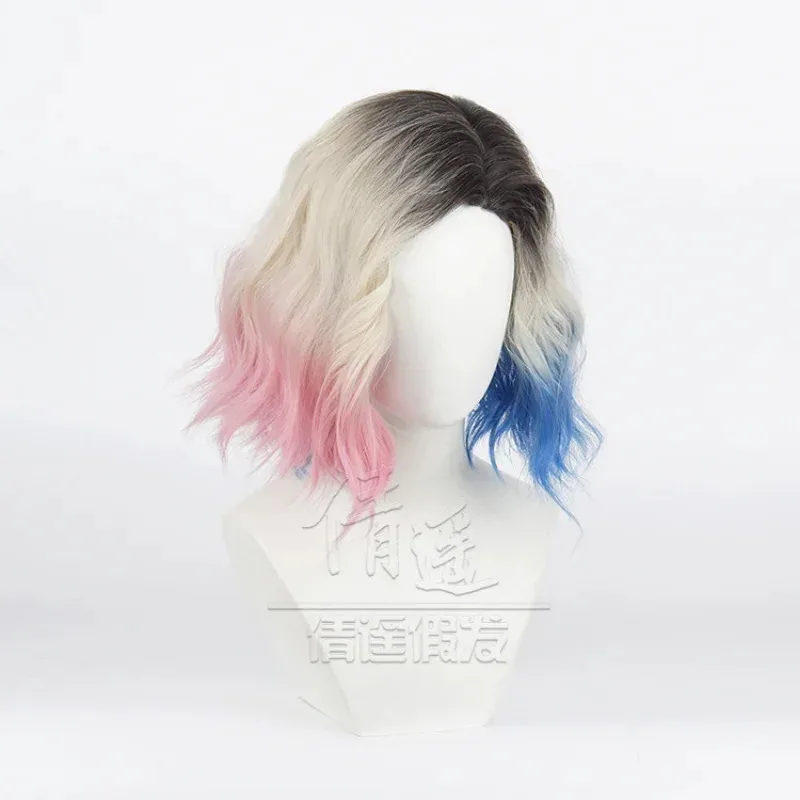 Uma maca de ursos 2 cores enid sinclair cosplay addams cor halloween carnaval prop peruca para mulher menina 2025 novo