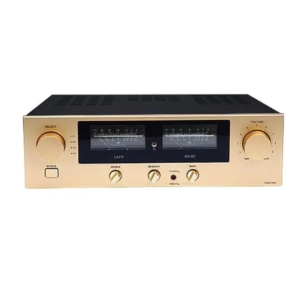 

HIFI E800 200W+200W High-Power HIFI Amplifier 15024 15025 Gold Sealed Tube RCA XLR Balanced Remote control Amplifier Audio