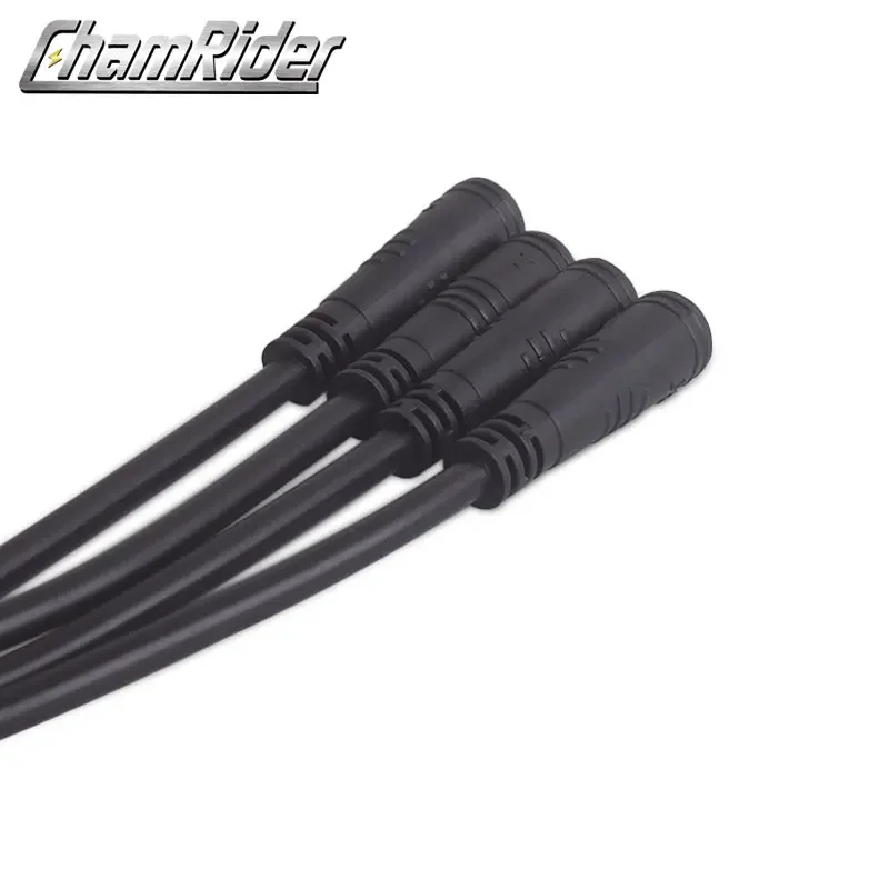 Julet-arnés de cableado de 1 a 4, Cable principal impermeable para Acelerador de bicicleta eléctrica, Conector de freno LCD