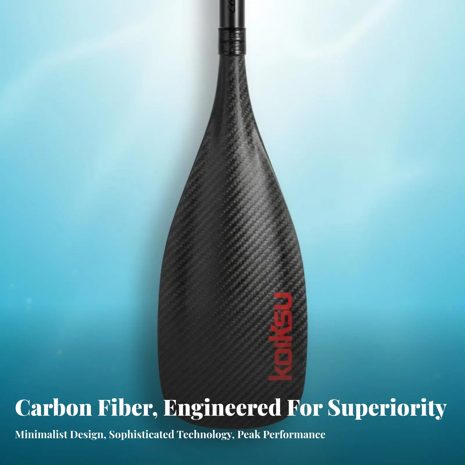 

Carbon Fiber Stand-Up Paddle, Three-Piece Adjustable Lightweight Paddle for Paddle Board