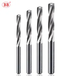 BB Carbide Machine Reamer 1.91-3.82 Two Decimal Places Spiral Flute Uncoated Tolerance Chucking Metal Cutter CNC
