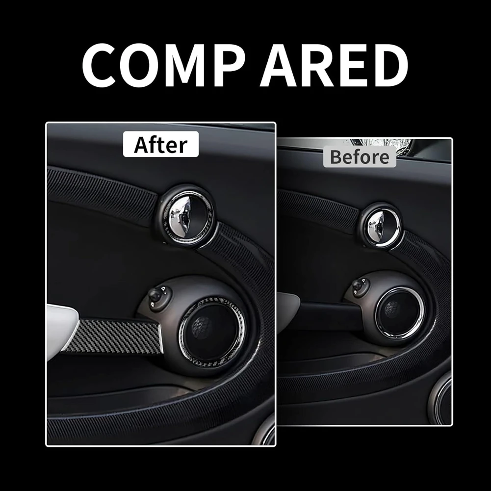 

AB96-Door Handle Pull Cover+Door Audio Speaker Trim For Mini Cooper Hardtop R56 Clubman R55 Convertible R57 Car Interior Accesso