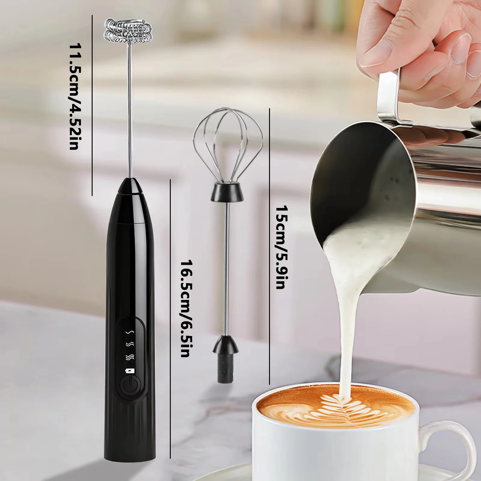 충전식 3단 속도 조절 전동 핸드 믹서, 계란 거품기, - Kitchen Gadgets Electric 리뷰 및 가격