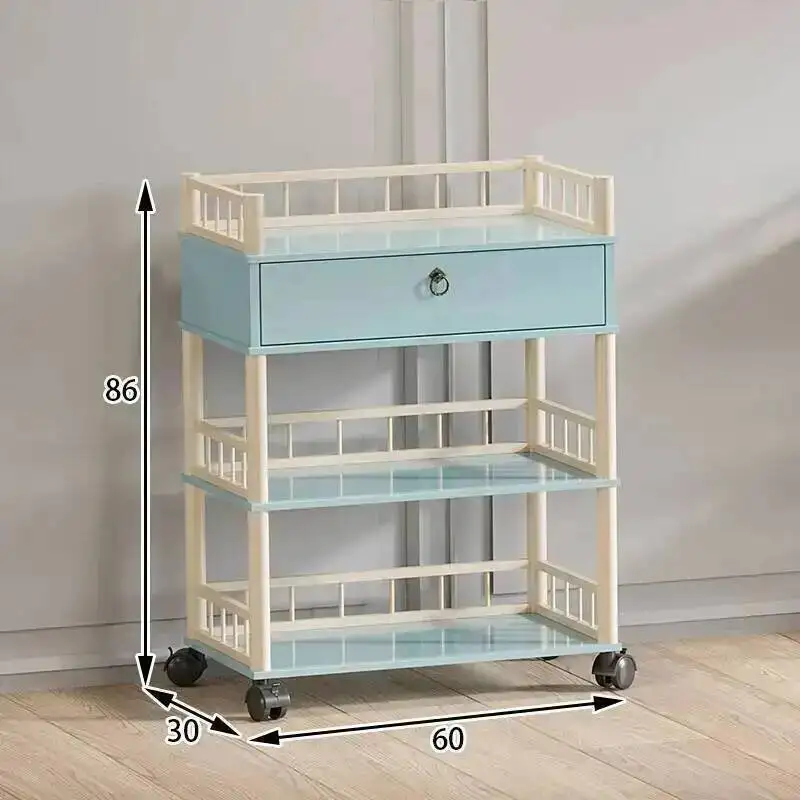 Trolley Salon Barber Aesthetic Cart Cleaning Furniture Pedicure Esthetician Beauty Chariot Service Muebles Belleza Decor Tattoo