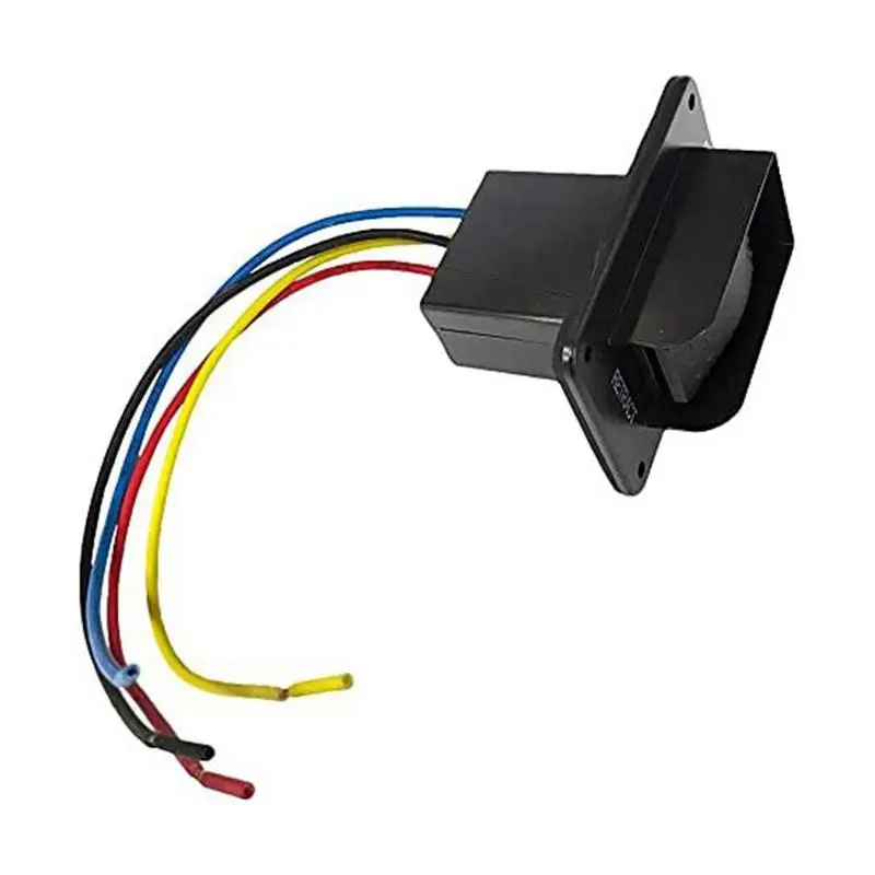 RV Electric Jack Switch 387874 Replacement Power Stabilizer Switches Waterproof Components With Wires Power Jack Switch For RV