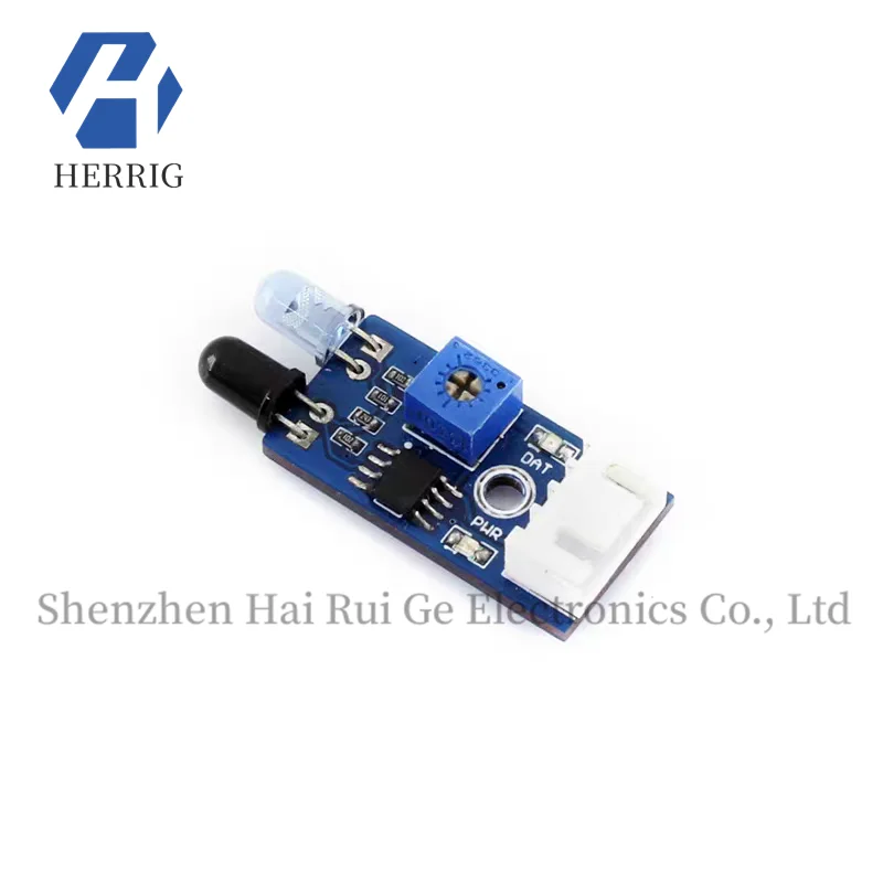 Modul Penghindaran Rintangan Inframerah Micro Snow LM393 Modul Sensor Inframerah Cocok untuk Mobil Pintar/Robot