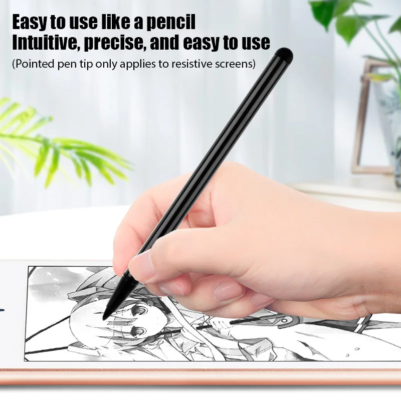 2in1 Universal Stylus Pen for iPad Touch Pen for Apple Touch Screen Capacitive Pencil for Huawei Lenovo Samsung iPhone Xiaomi