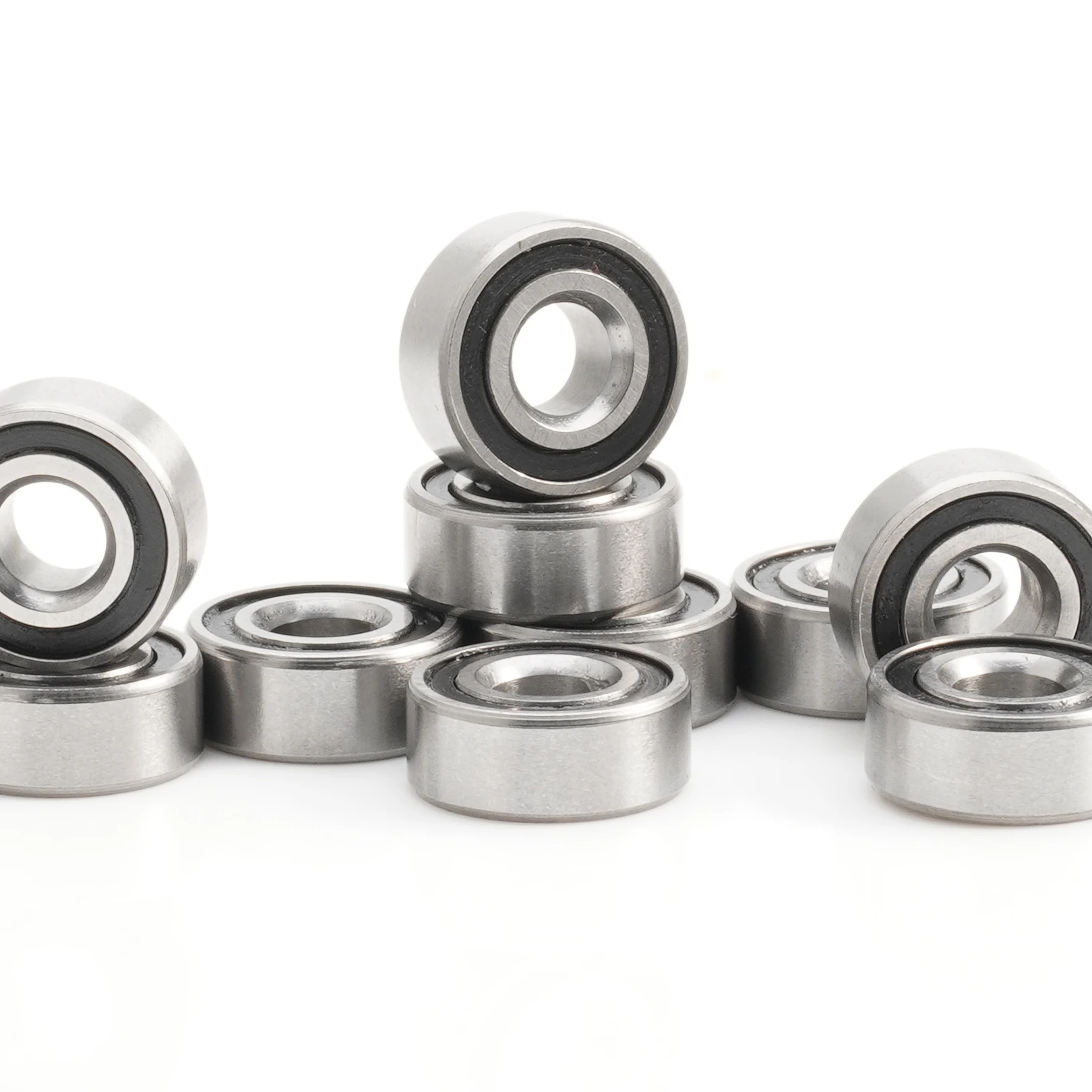 FUSHI MR104 Bearing 4x10x4 mm 10Pcs Stainless Steel ZZ/RS/OPEN For Strong Industrial Motors High Speed Corrosion Resistant