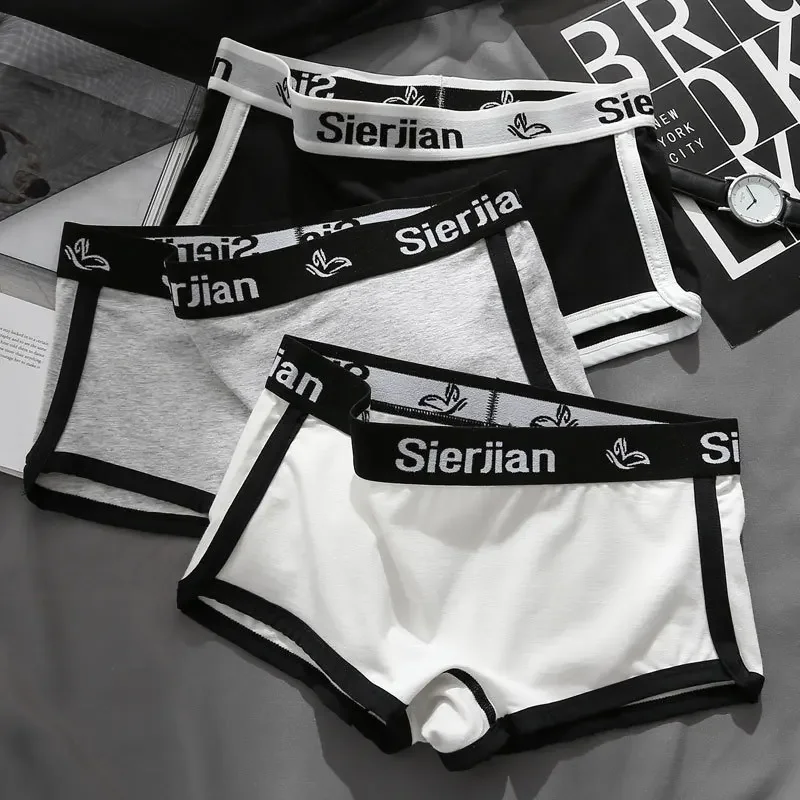 2 Pcs Women Cotton Boxers Shorts Underpants Underwear Safety Panties M L XL High Stretch Fitness Sports Sexy Breathable Fashion