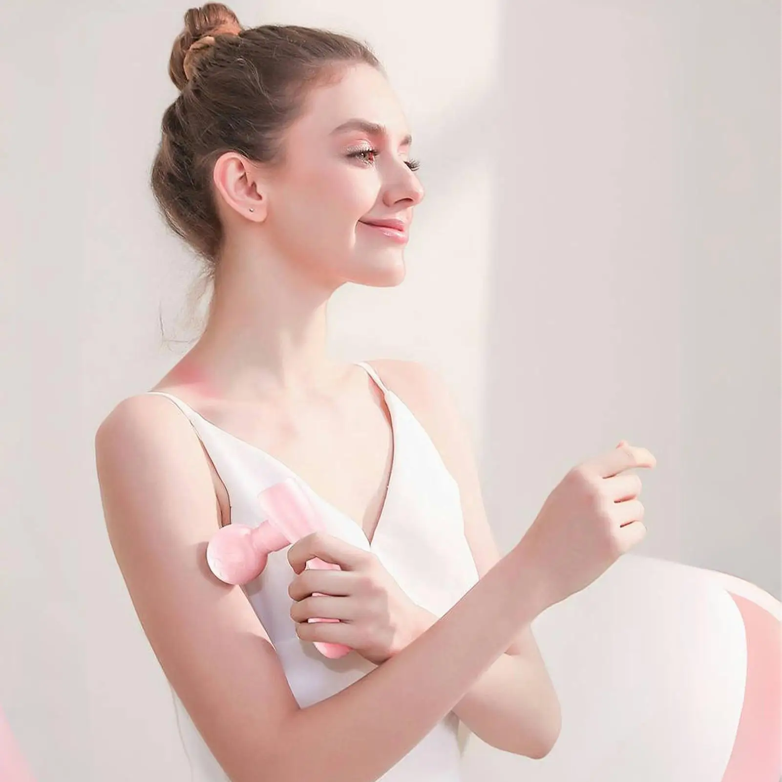 

Muscle Massager Muscle Percussion Massager Double-Head Tool Quiet Relax For Soreness Stiffness Athletes Women Men Health Care