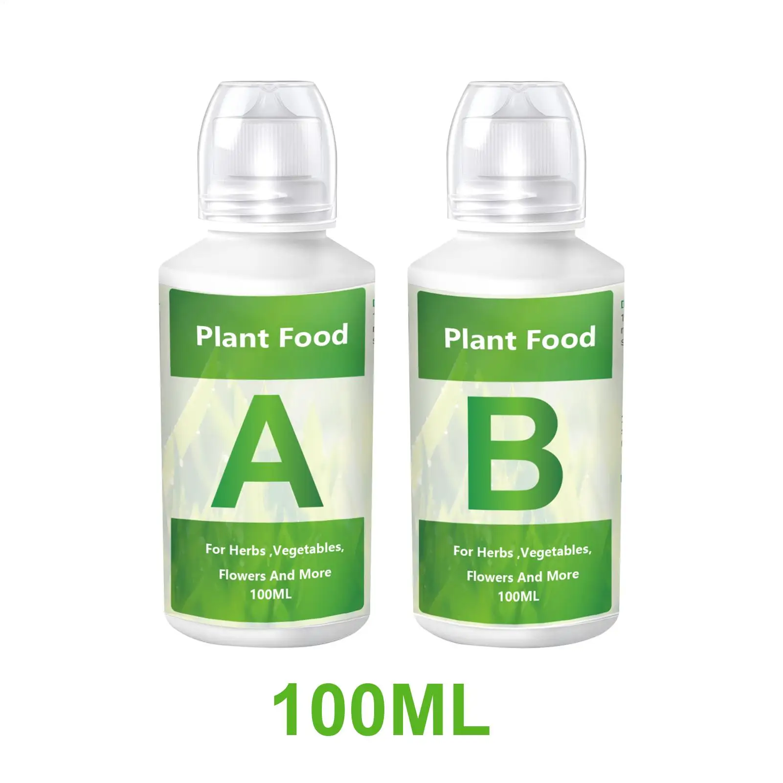 Hydroponic Plant Food Organic Plant Food Organic Plant Food A & B Liquid Hydroponics Fertilizer Hydroponic Nutrients for Outdoor
