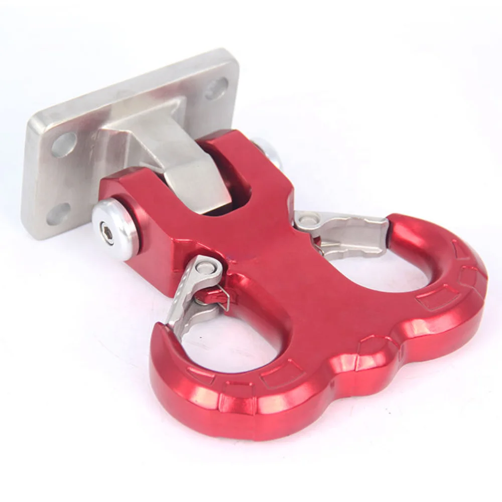 Hot-selling Forged Red Claw Tow Hook, Off-road Car Towing Hitch, Emergency Recovery Mod Parts