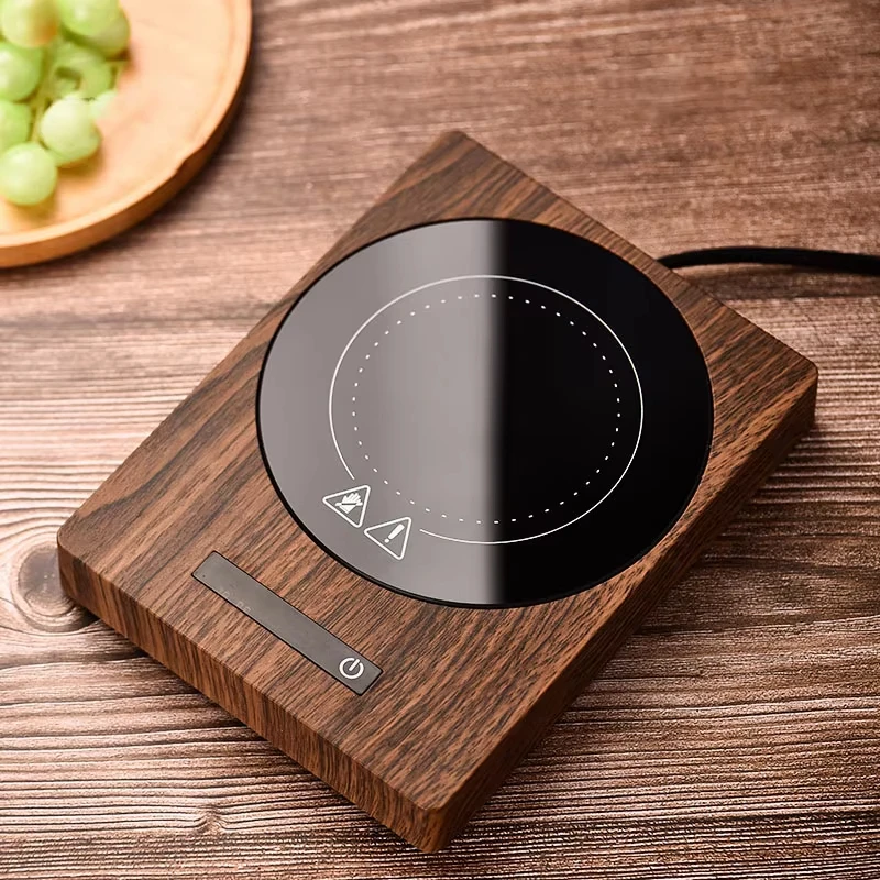 Automatic Warmer Coaster Heaters Coffee Milk Tea Heating Pad Heated Cup Mat Warmer Hot Tea Makers 5 Gear Temperature Cup 100°C