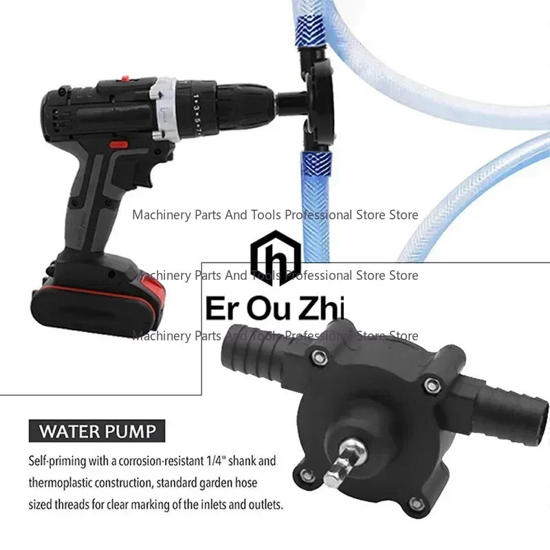 Diesel Oil Fluid Water Pump Mini Hand Drill Self-priming Liquid Transfer Pumps Household Portable Electric Drill Pump