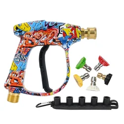 Replacement Pressure Washer Gun High Pressure Water Spray Gun Pistol 150bar 2200psi with 1/4