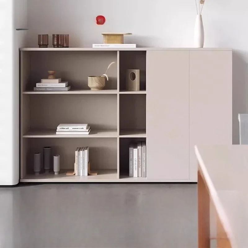 

Премиум-тумба для офиса, низкий деревянный шкафчик, простой маленький шкаф с перегородками