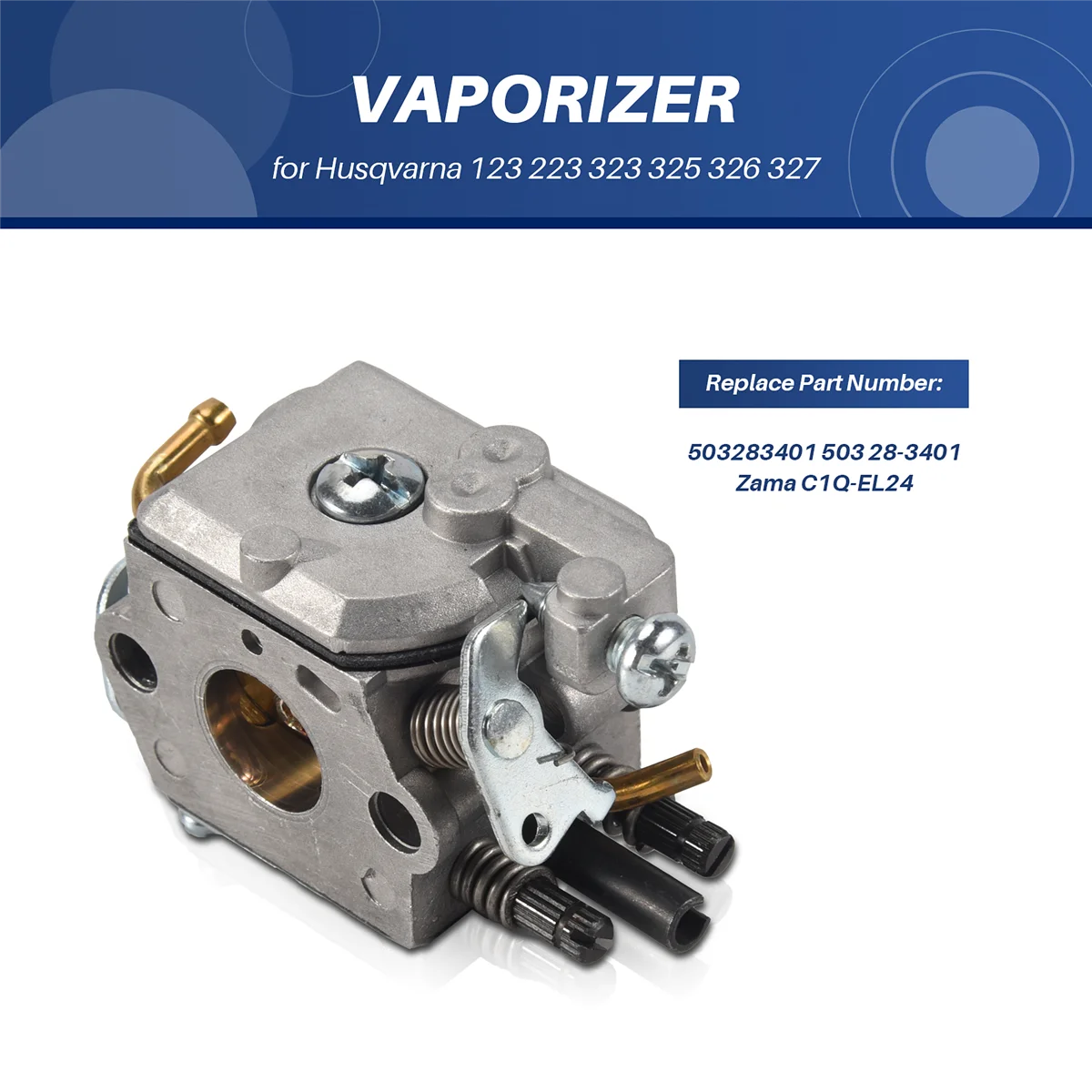 คาร์บูเรเตอร์สําหรับ Husqvarna 123 223 323 325 326 327 ชิ้นส่วนทริมเมอร์สําหรับ Zama C1Q-El24 คาร์บูเรเตอร์