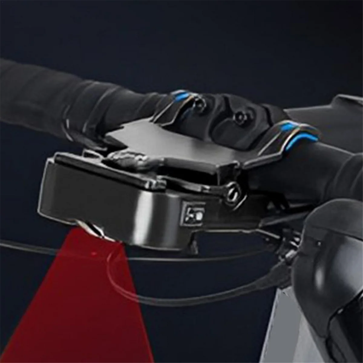 A07R دراجة المقود معاير أداة الدراجة مقعد مركز الضابط أداة القياس محاذاة المؤشر مع منفذ الشحن