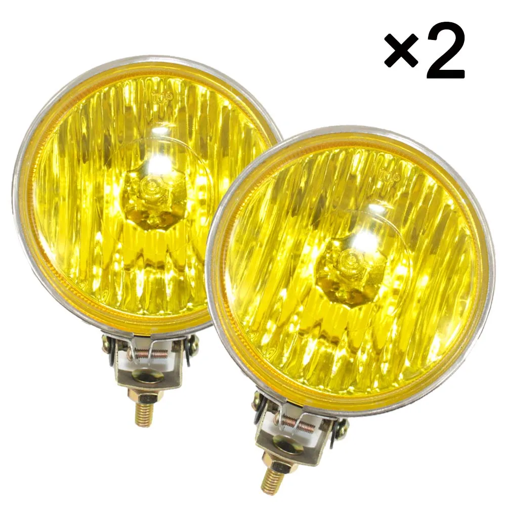 2PCS Yellow Lens Spotlight  Lamp for Volvo