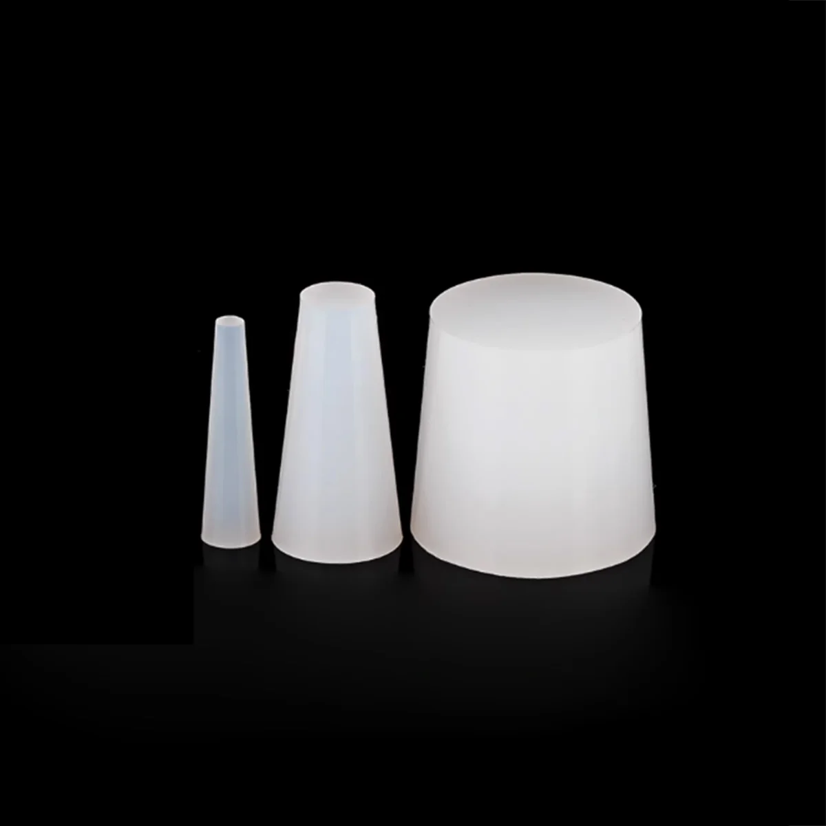 مخروط على شكل سيليكون المطاط المؤكسد ارتفاع درجة الحرارة المقاومة ثقب المكونات رذاذ طلاء ختم المكونات