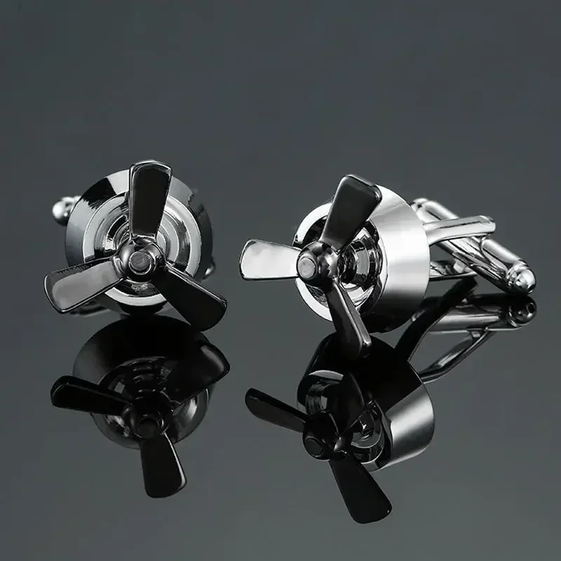 Creative Transportation Vehicle Design Metal Cufflinks Men\'s and Women\'s Party Travel Shirt Accessories French High-end Buttons