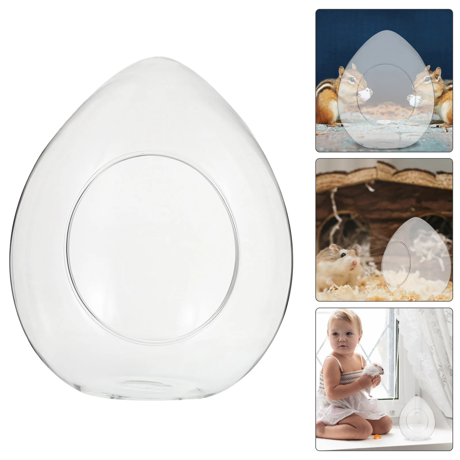 

Chinchilla Hamster Guinea Pig Glass Nest Transparent Cooling Bed House Pet Supplies Hamster Cooling Nest Pet Supplies